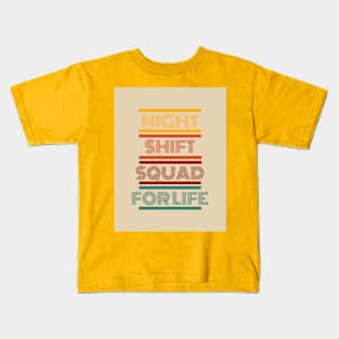 Night Shift Squad Kids T-Shirt